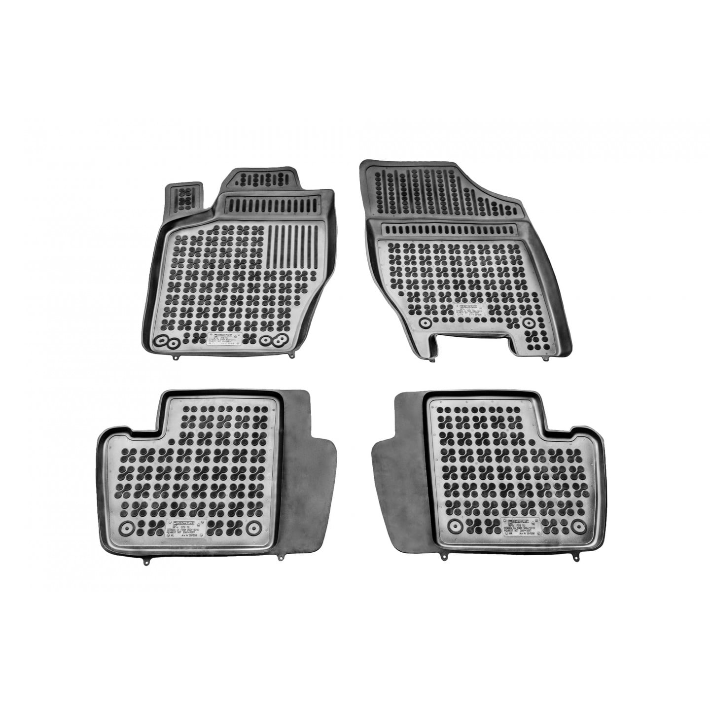 Dywaniki podłogowe REZAW PLAST 201206 Citroën C4, Peugeot 307